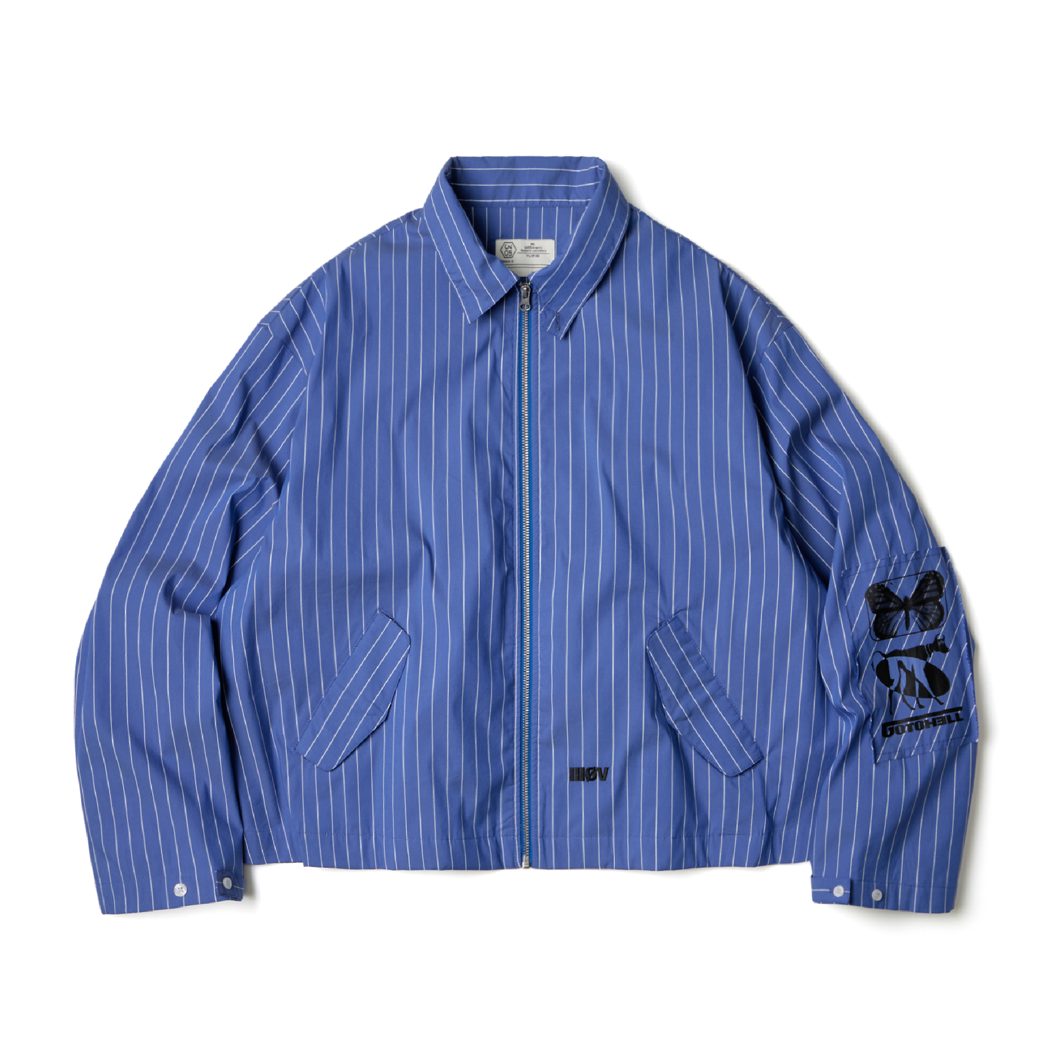 Wall of Sound - 4:19/“SPUR” Re-Harrington Jacket - Blue