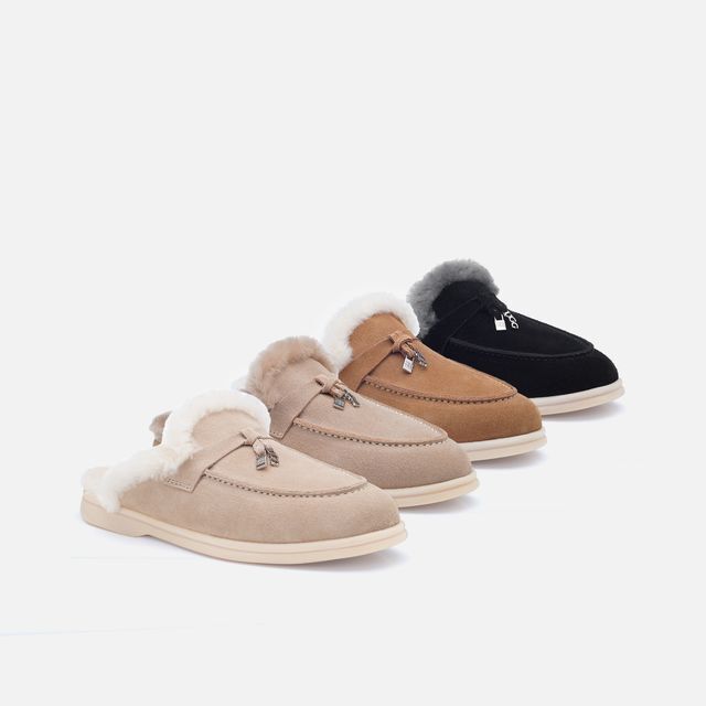 【4色入】UGG Ozlana 2026AW Lori Shearling Slipper Detachable Feature