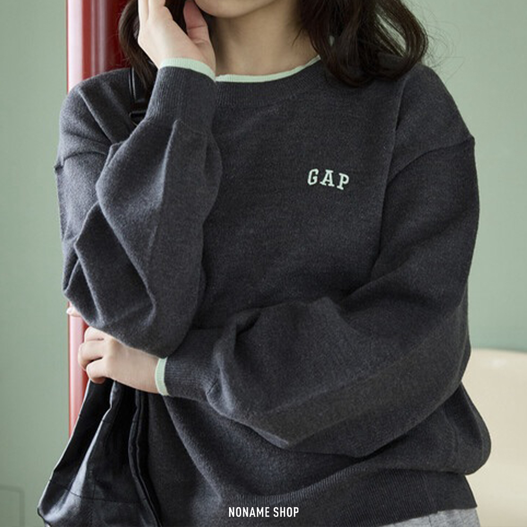 PUBLUX × GAP 限定聯名款 撞色 針織衫 長袖 四色 (女款)