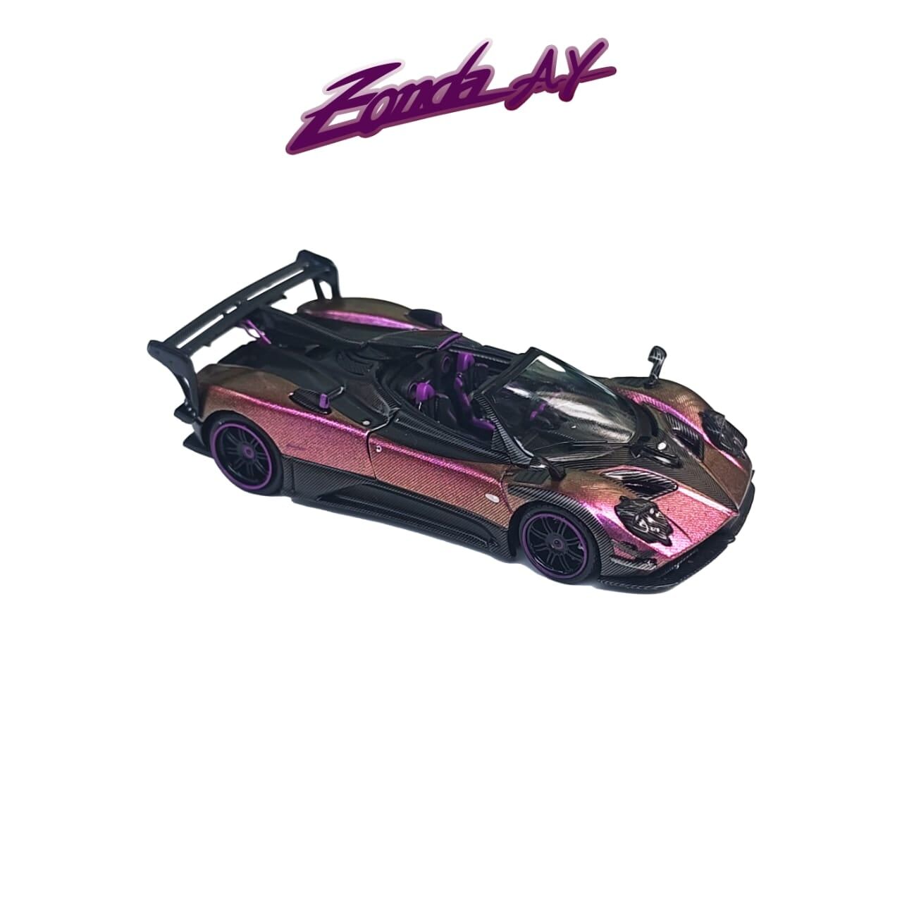 預訂:1/64 Rhino Model Pagani Zonda AY (紫) (RMPZAY )