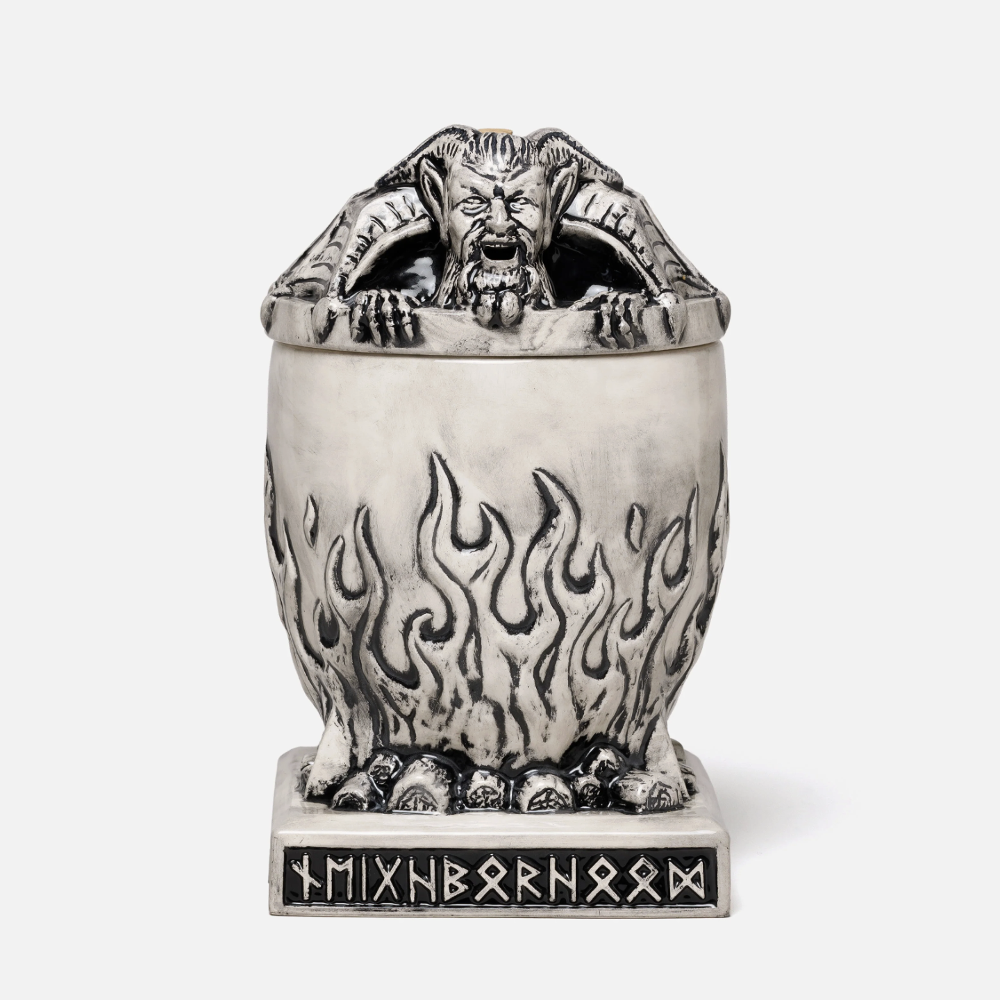 -(C032)-NEIGHBORHOOD  CAULDRON INCENSE CHAMBER 撒旦 魔鬼 鍋爐 線香座 -262AINH-AC01