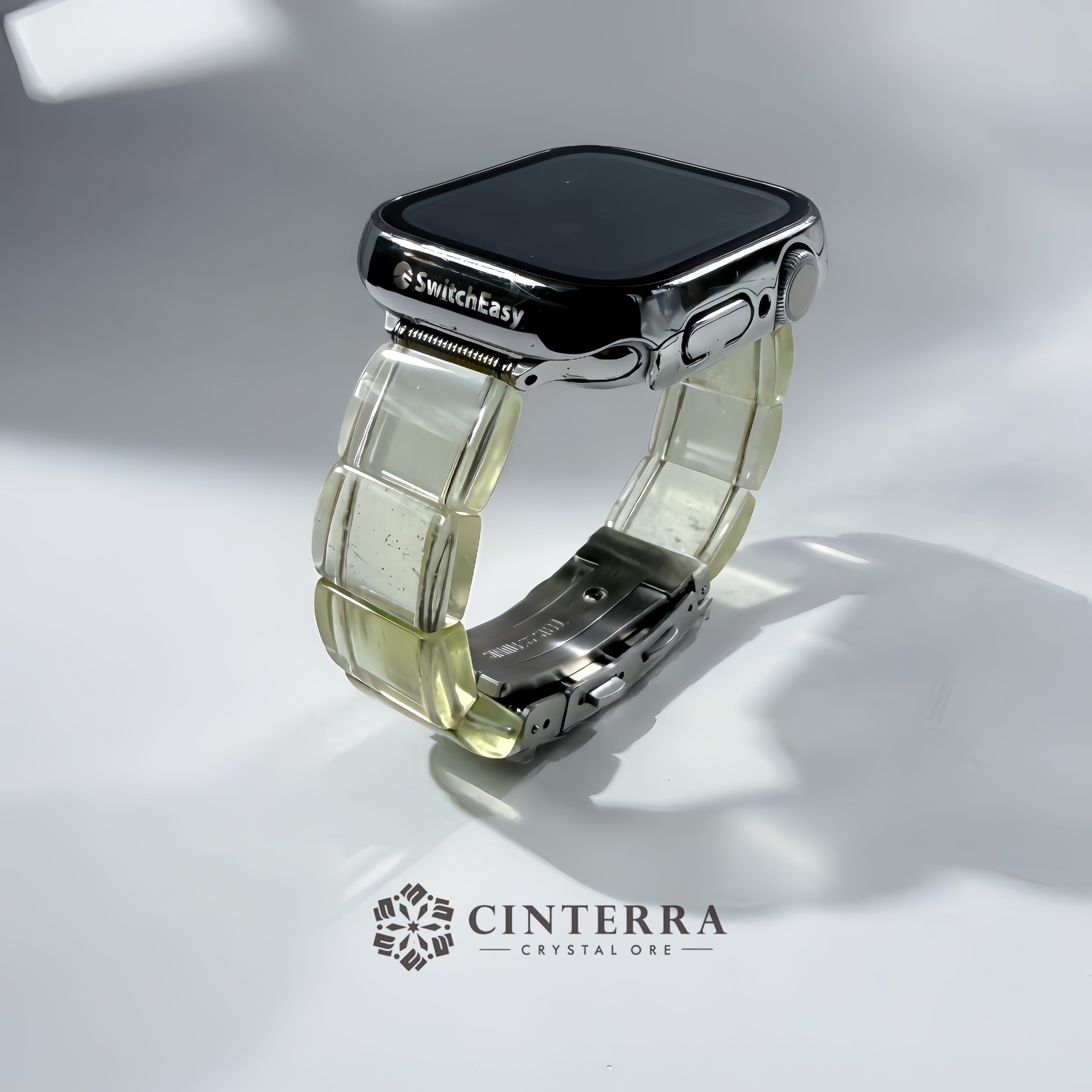 【顯化財富】利比亞隕石錶帶｜Apple Watch 錶帶｜水晶錶帶