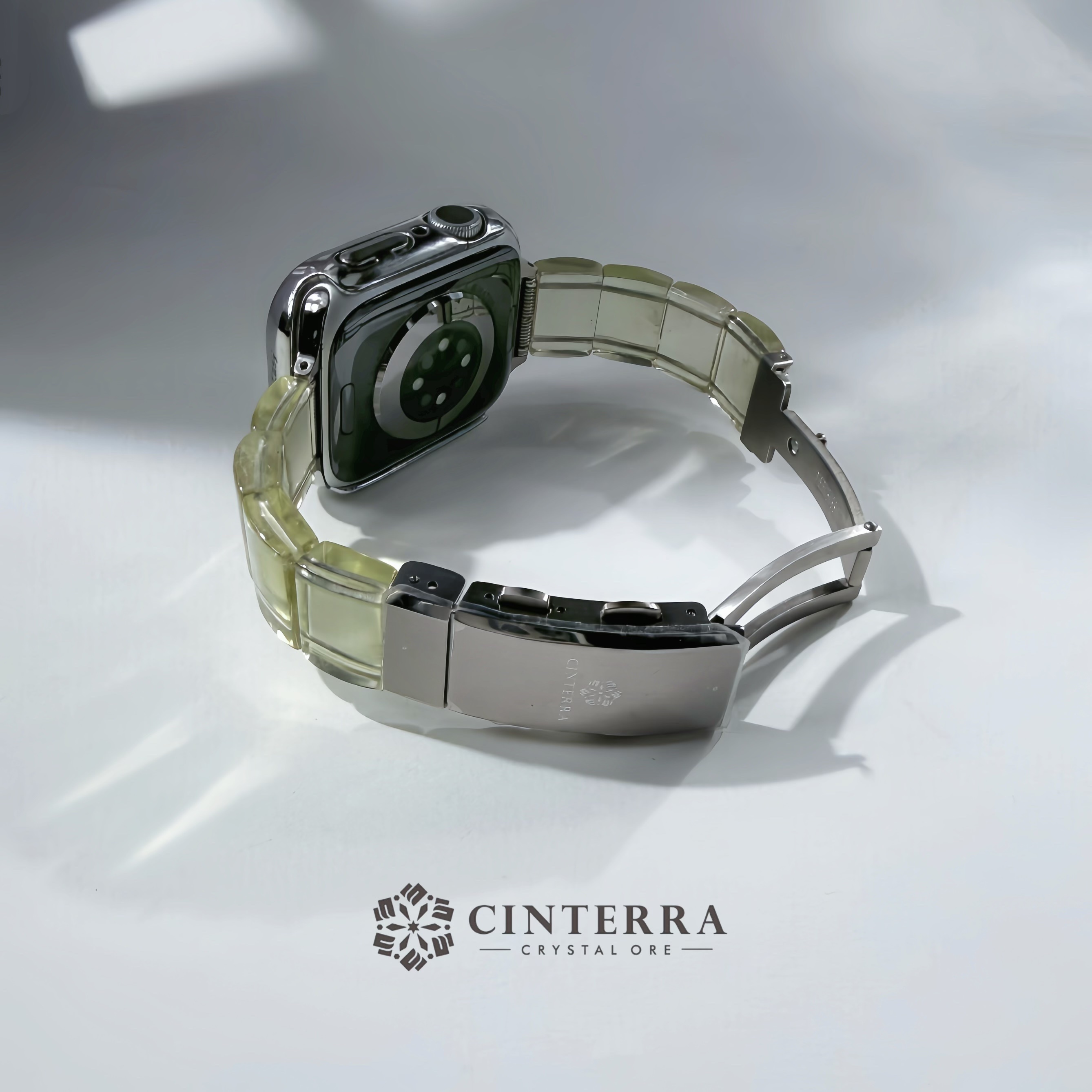 【顯化財富】利比亞隕石錶帶｜Apple Watch 錶帶｜水晶錶帶