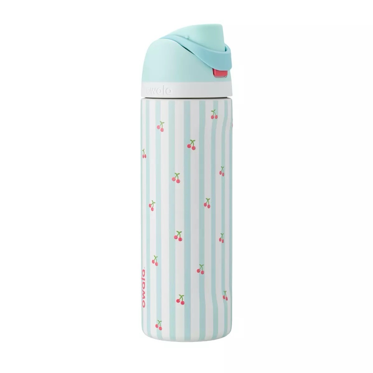 🇺🇸 OWALA FreeSip Stainless Steel Water Bottle "Pillow Fight" 櫻桃 條紋 薄荷綠 不鏽鋼保溫杯 直飲杯 吸管杯 24oz 710ml / 預購