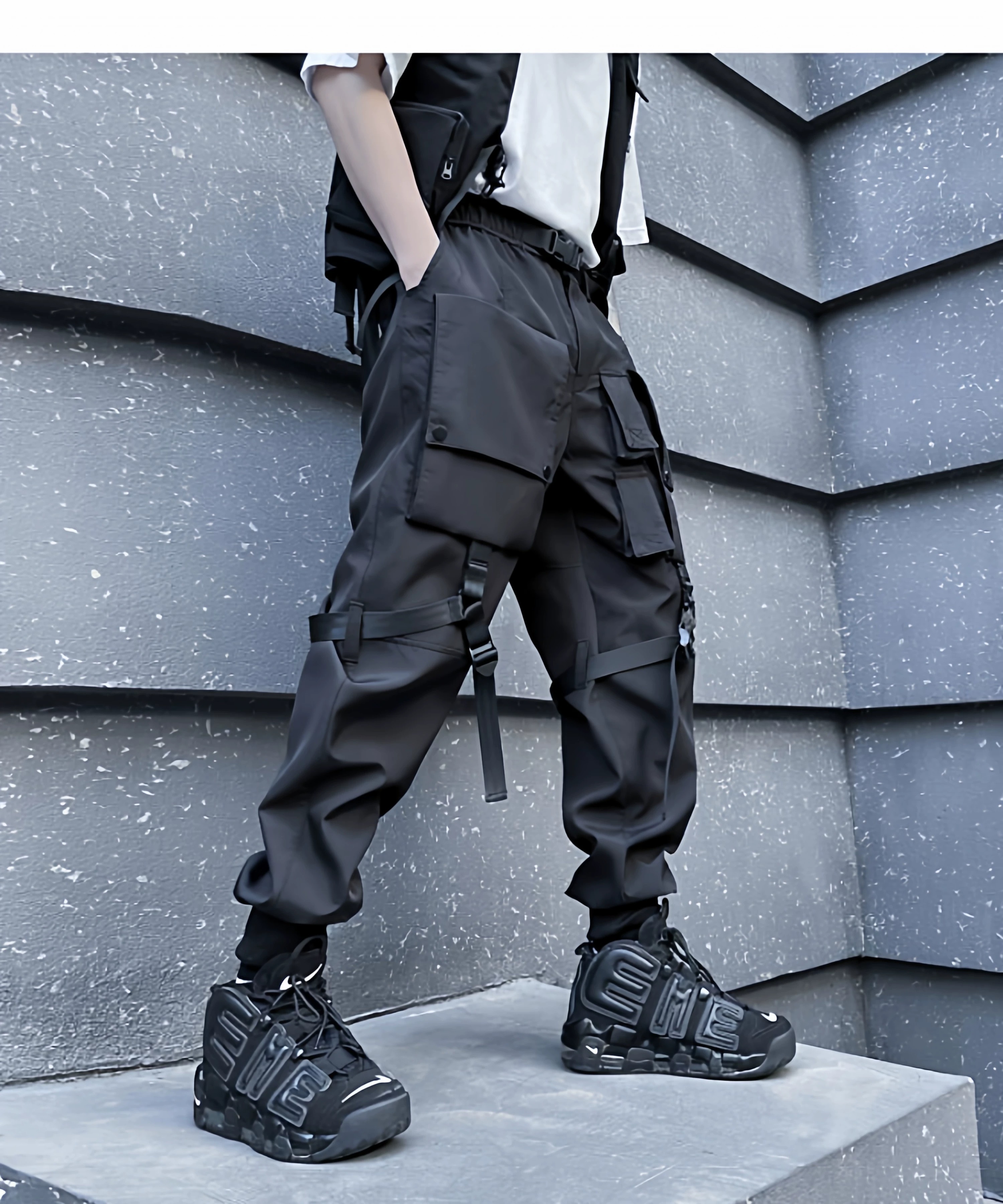 𝙏𝙀𝘾𝙃𝙒𝙀𝘼𝙍 機能工裝多口袋登山褲
