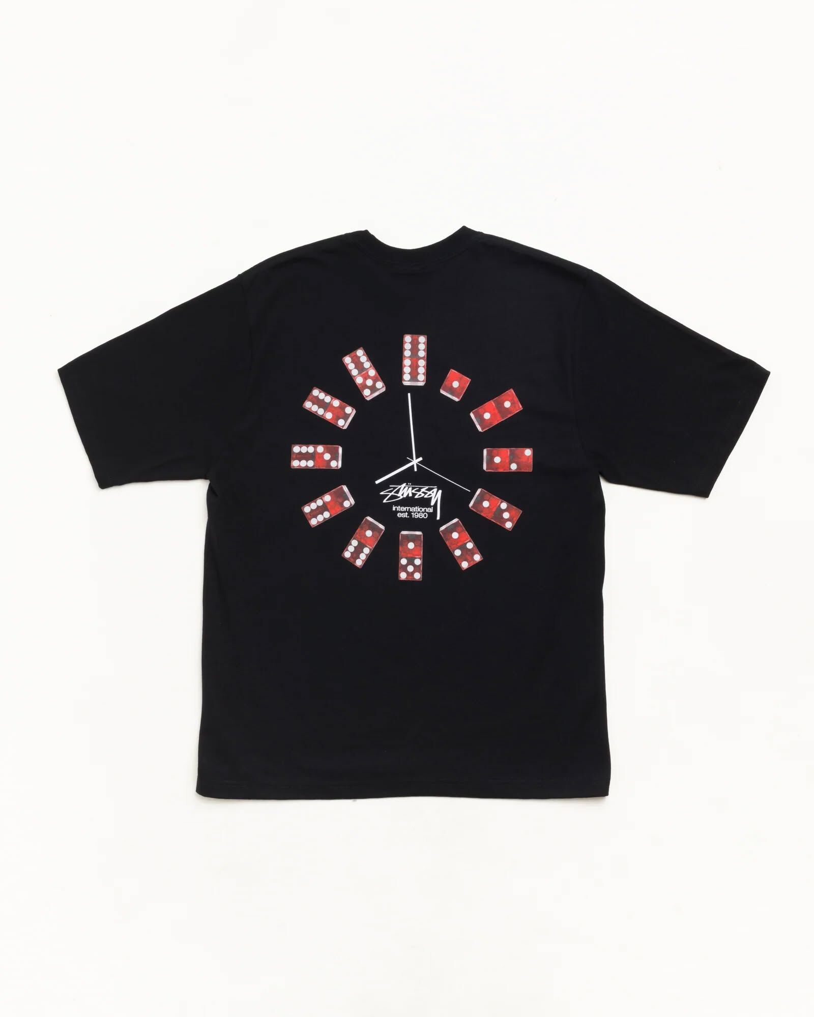 限量現貨 Stussy DICE CLOCK TEE  骰子時鐘