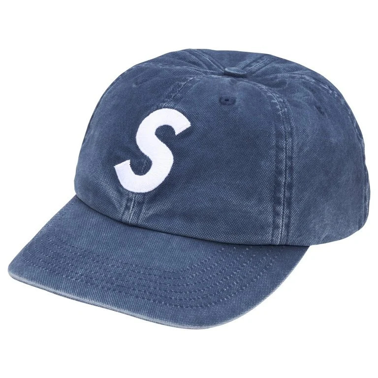 Classic Washed Canvas S Logo 6-Panel - Blue| FW26H3