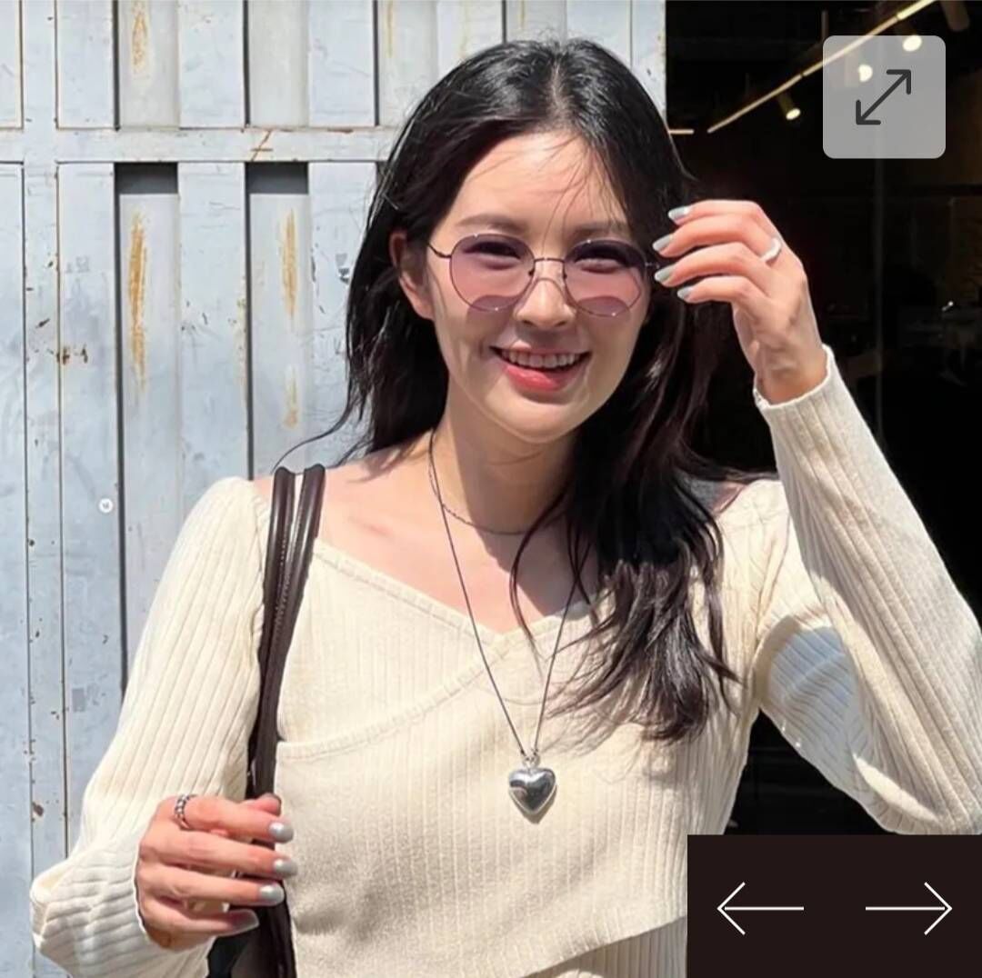 CARIN 鈦金屬細黑圓框太陽眼鏡 (漸層紫)