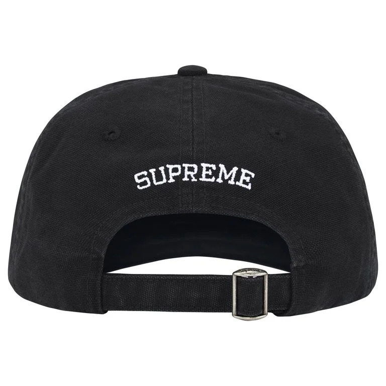 Classic Washed Canvas S Logo 6-Panel - Black| FW26H3
