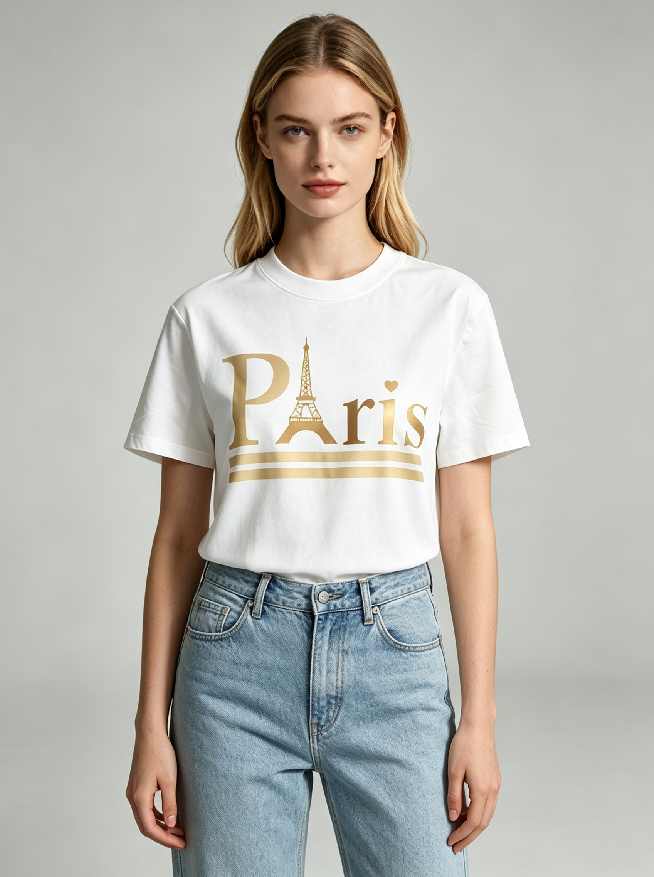 WC10 法國Lune de Moon Gold Paris Eiffel Tee(10)