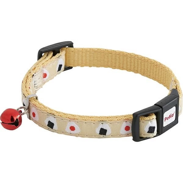 Petio 安全扣貓頸帶 17-28cm (飯團)