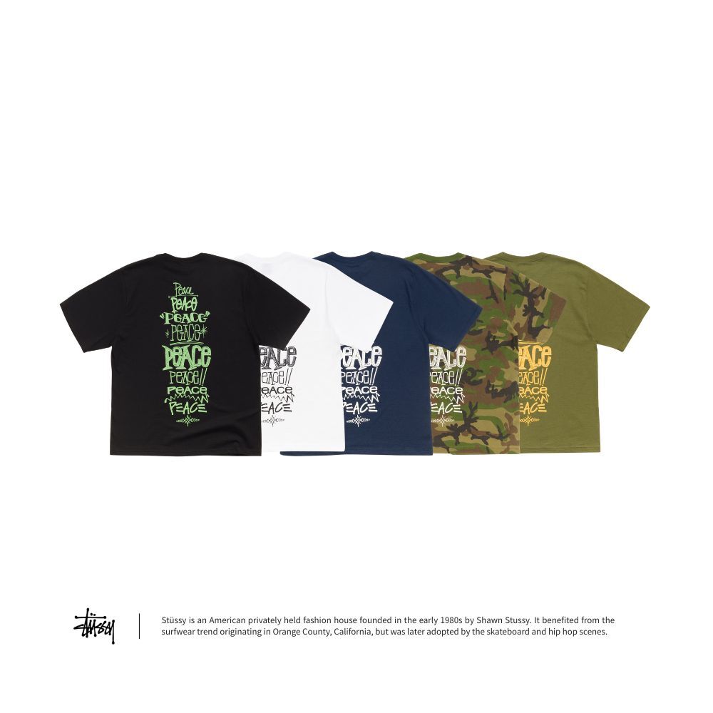 Stussy Peace Increased Tee和平塗鴉短T