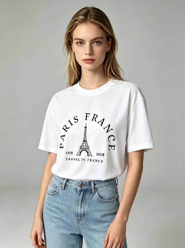WC18 法國Lune de Moon Paris 1928 Eiffel Tee(18)