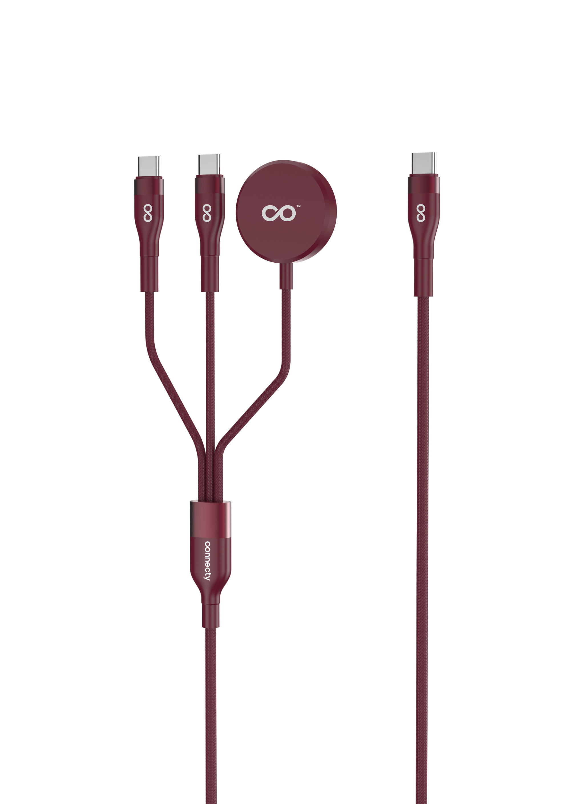 Connecty QuadLink-PRO PD100W 4-in-1 1.2米多功能充電線 CC241