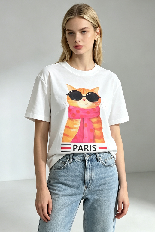 WC28 法國Lune de Moon Sunglasses Cat Tee(28)