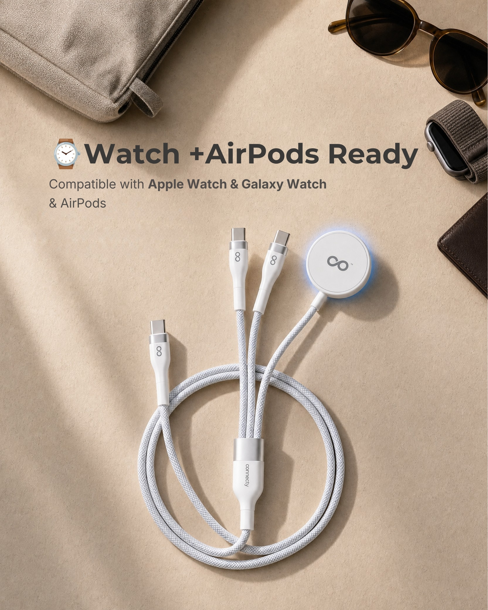 Connecty QuadLink-PRO PD100W 4-in-1 Cable 1.2m CC241