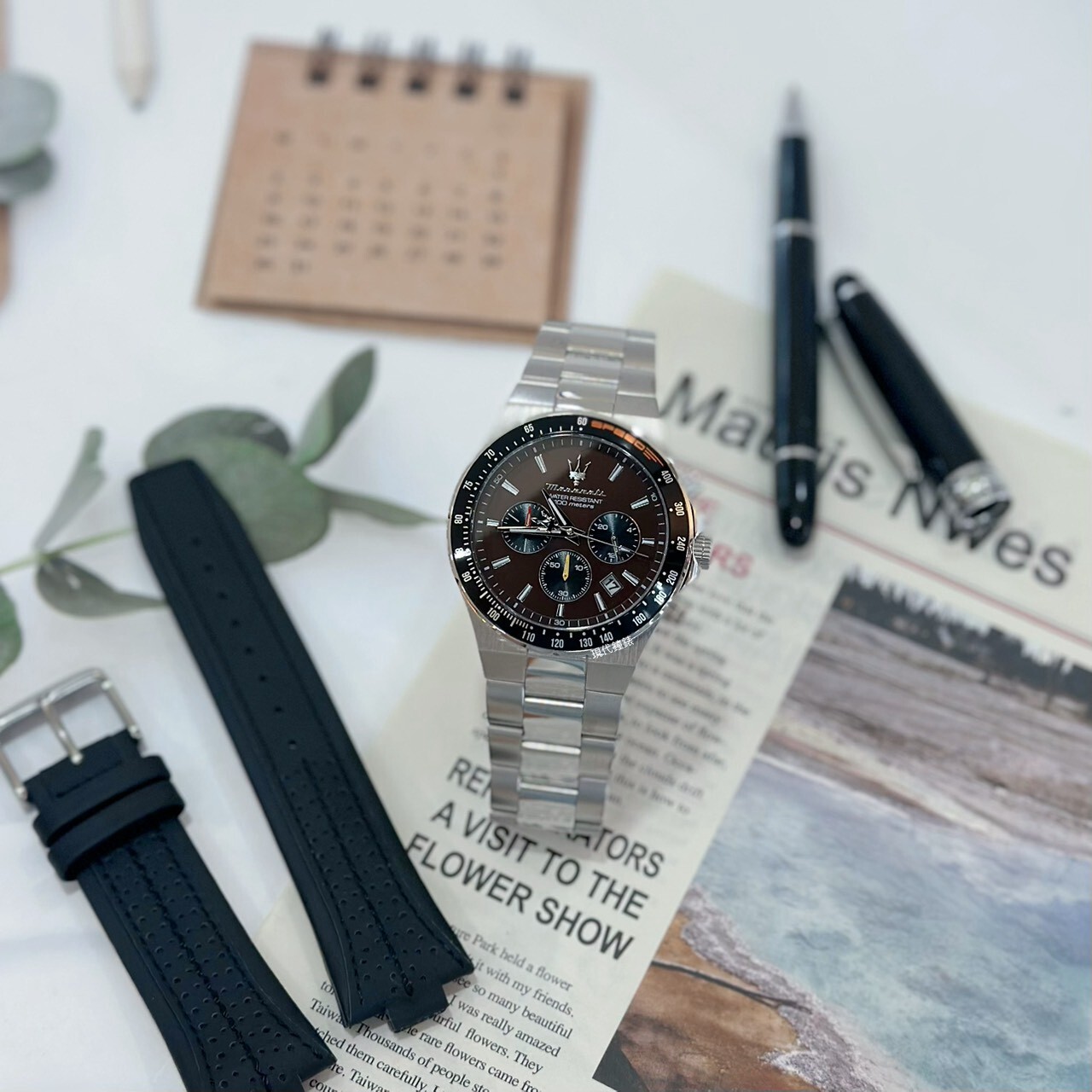 【Maserati】 R8873640026 41mm Modern Watch