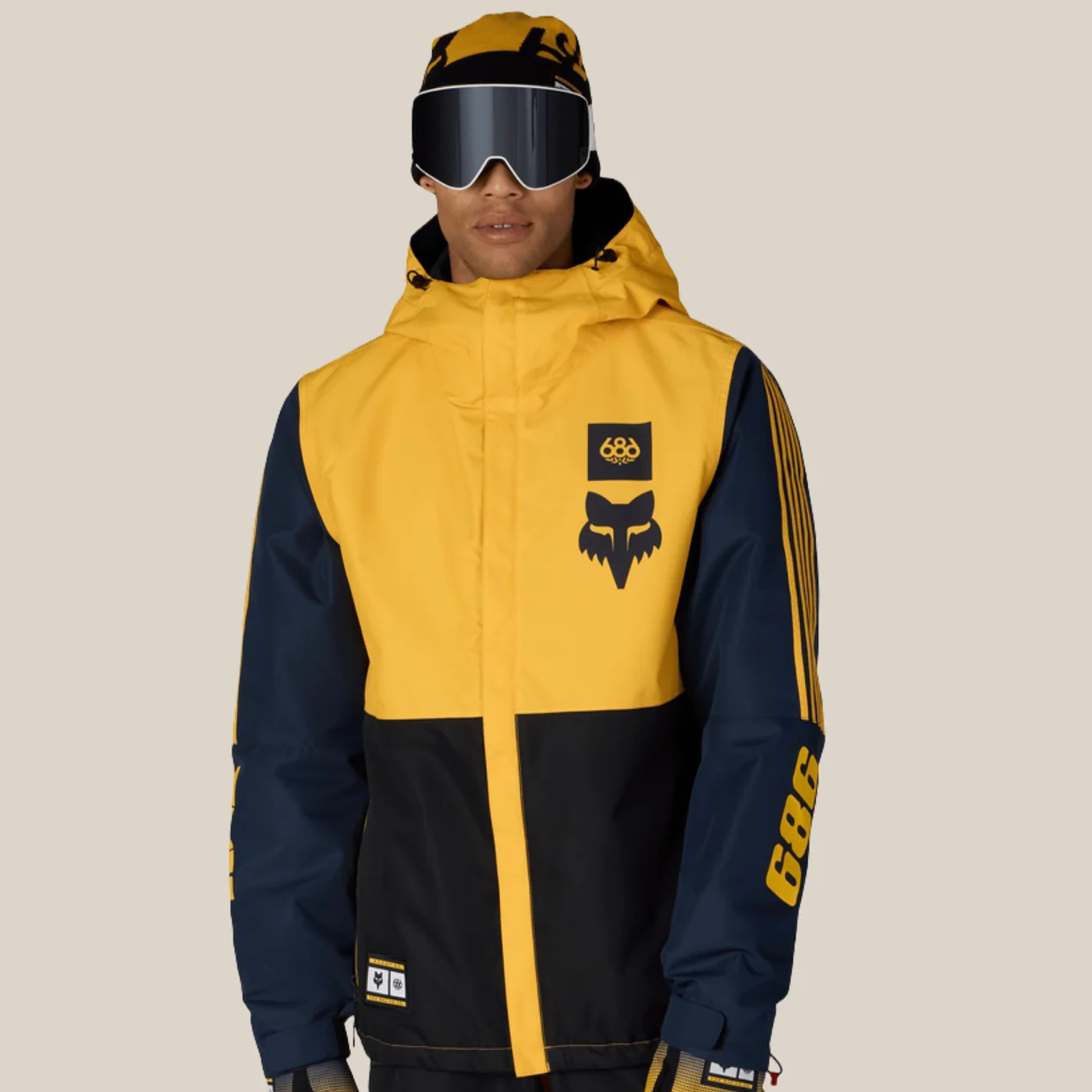 雪衣｜滑雪外套(10K/10K)_男款_RACING SPEC INSULATED JACKET【686 x Fox】