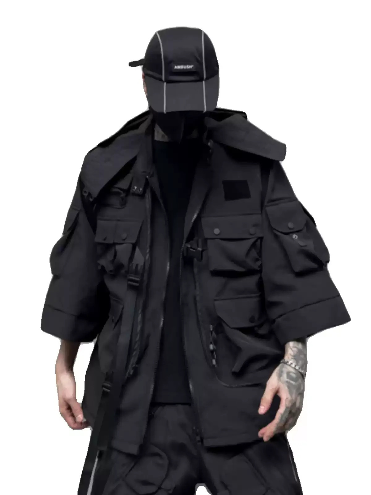 𝙏𝙀𝘾𝙃𝙒𝙀𝘼𝙍 傘兵機能多口袋連帽衝鋒衣