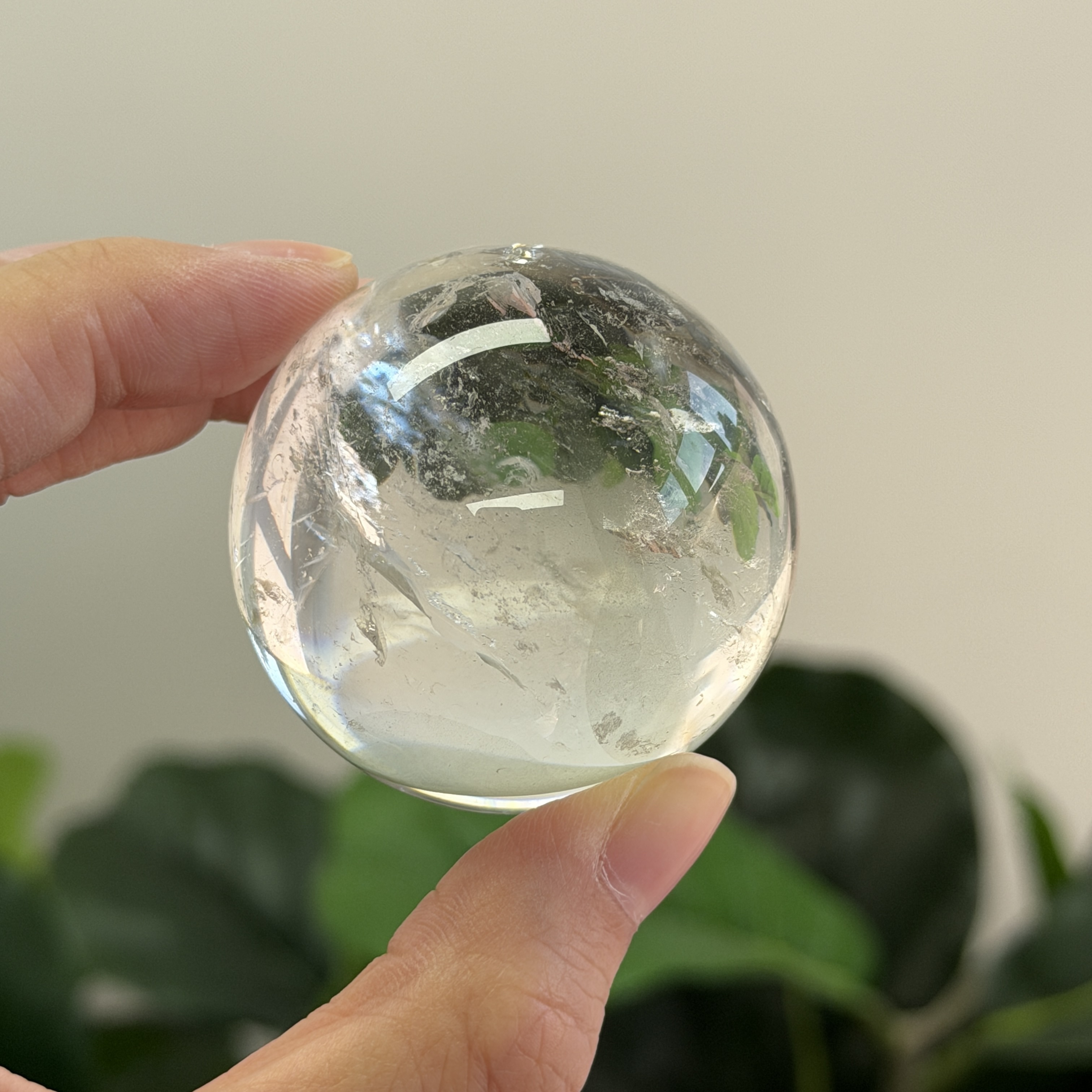 白水晶球 4.8cm WD2488