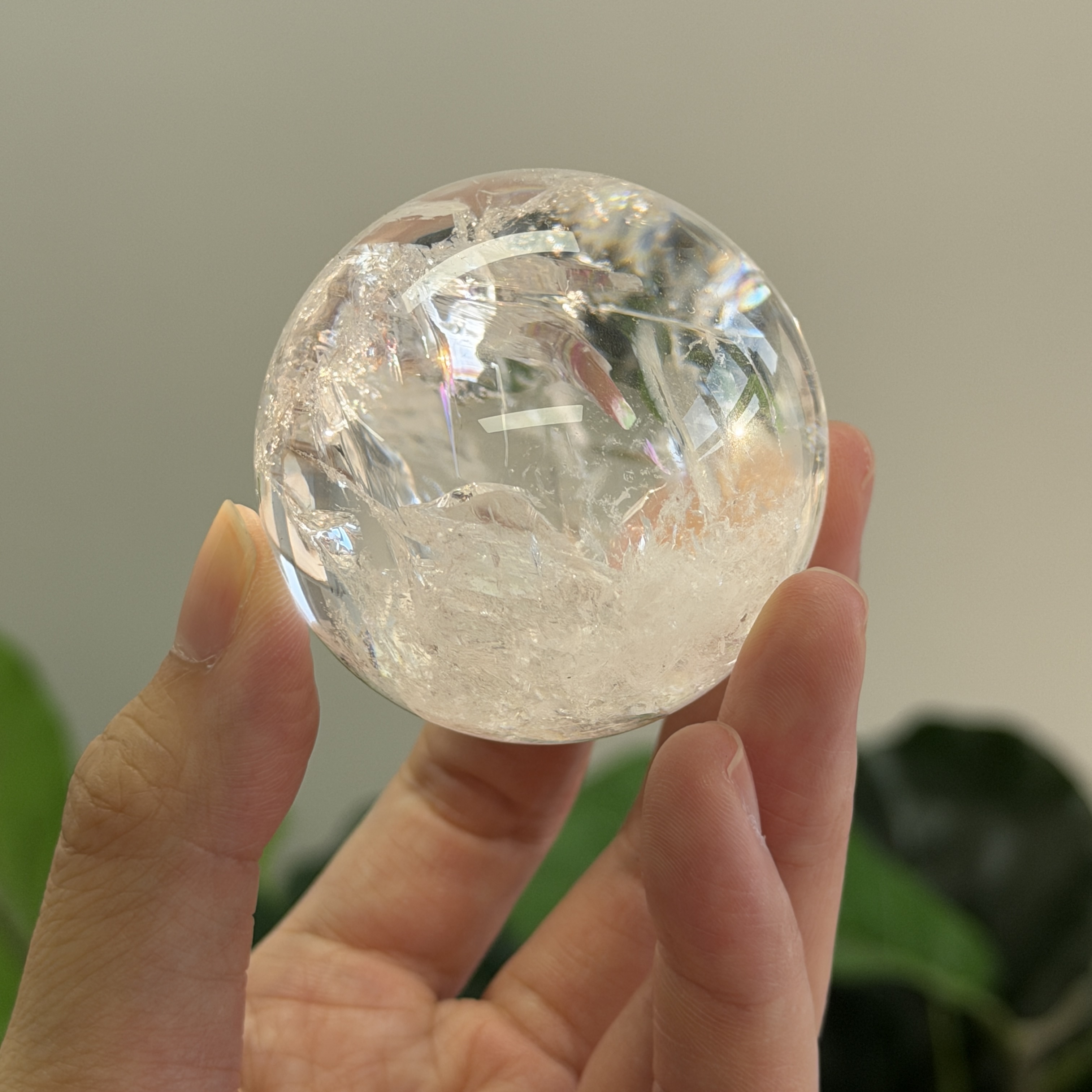 白水晶球 5.2cm WD2489