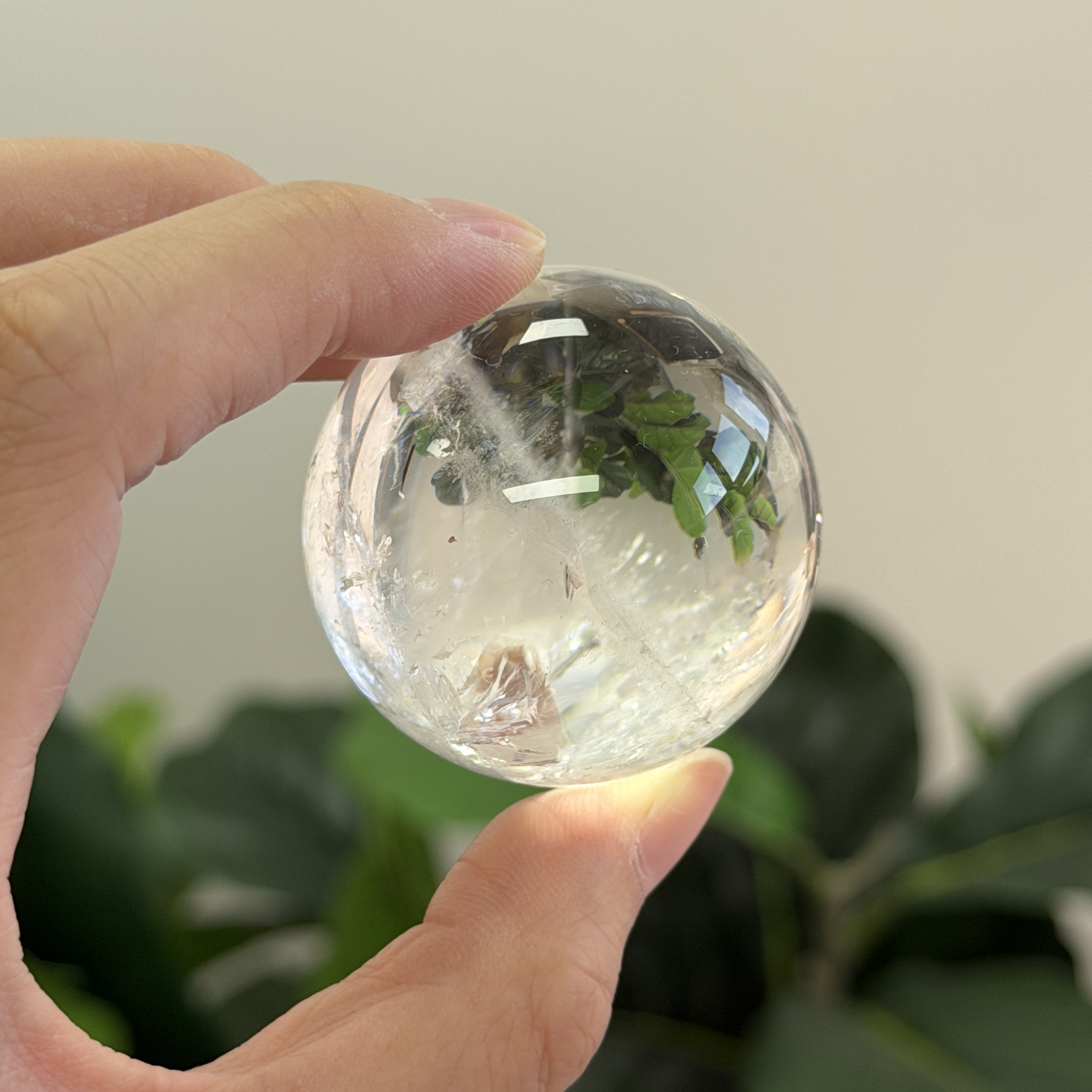 白水晶球 4.4cm WD2490