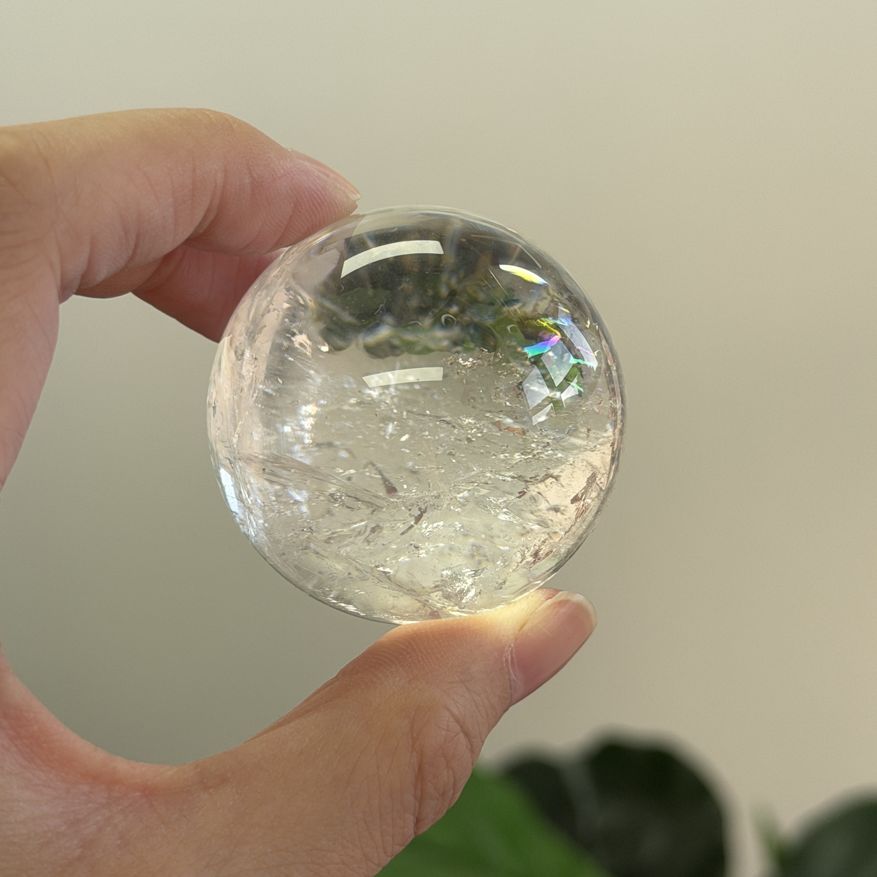 白水晶球 4.5cm WD2491