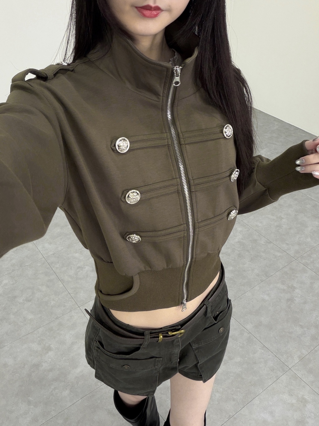 A0454-A16 拿破崙軍裝短版外套