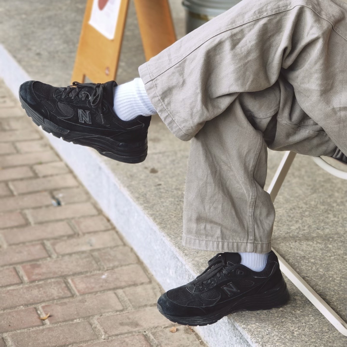 NEW BALANCE 992 全黑 麂皮 復古 MADE IN USA 休閒鞋 'TRIPLE BLACK' 男女同款 U992TB