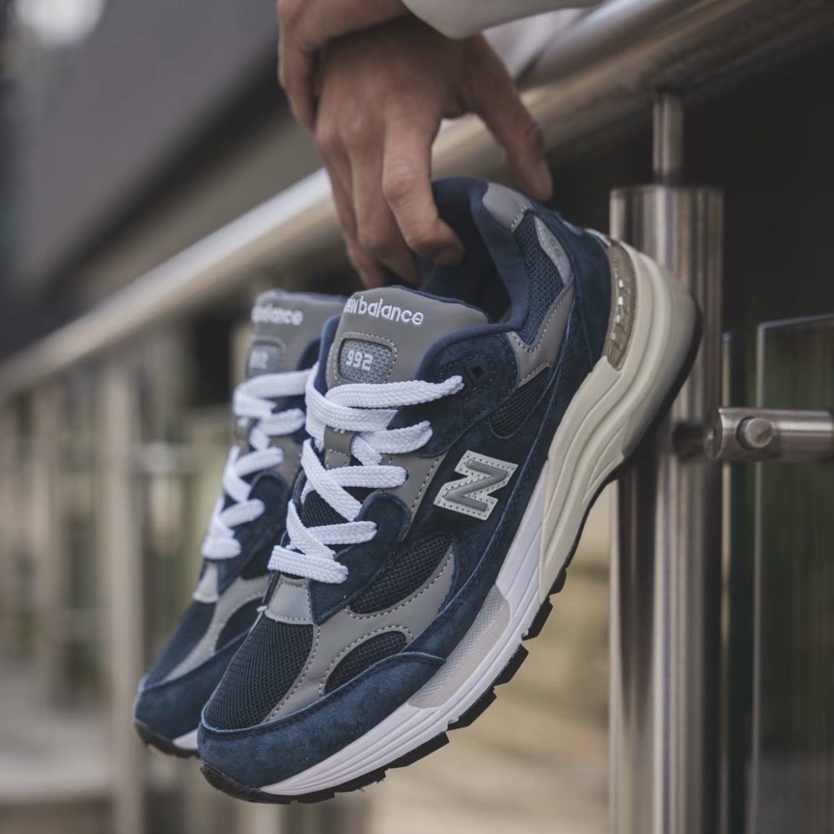 NEW BALANCE 992 海軍藍 復古 MADE IN USA 休閒鞋 男女同款 U992NY