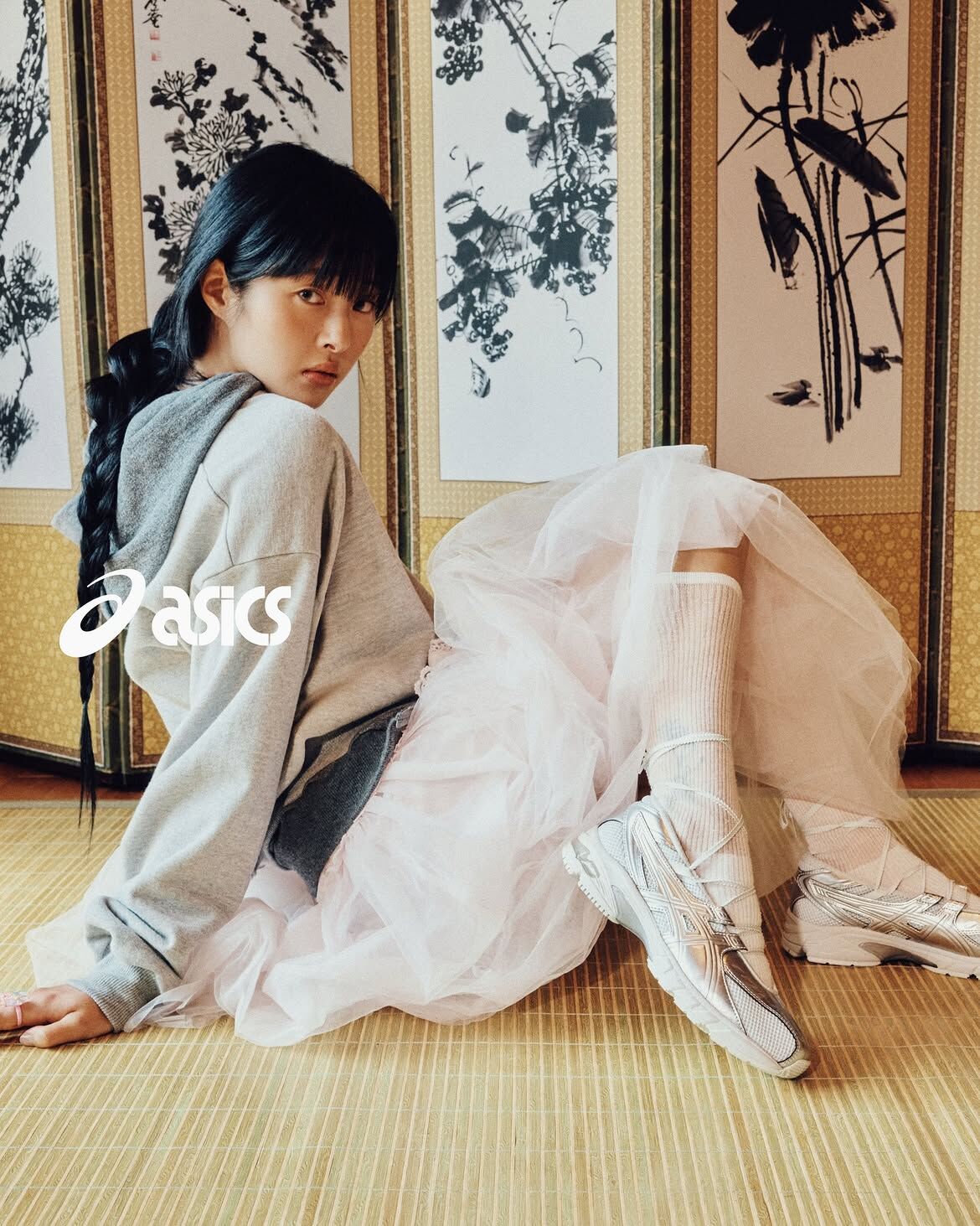 ASICS GEL-DS TRAINER SP 液態銀 灰銀 透氣 芭蕾舞鞋 瑪莉珍鞋 涼鞋 綁帶 男女鞋 1203B057-020 / 預購