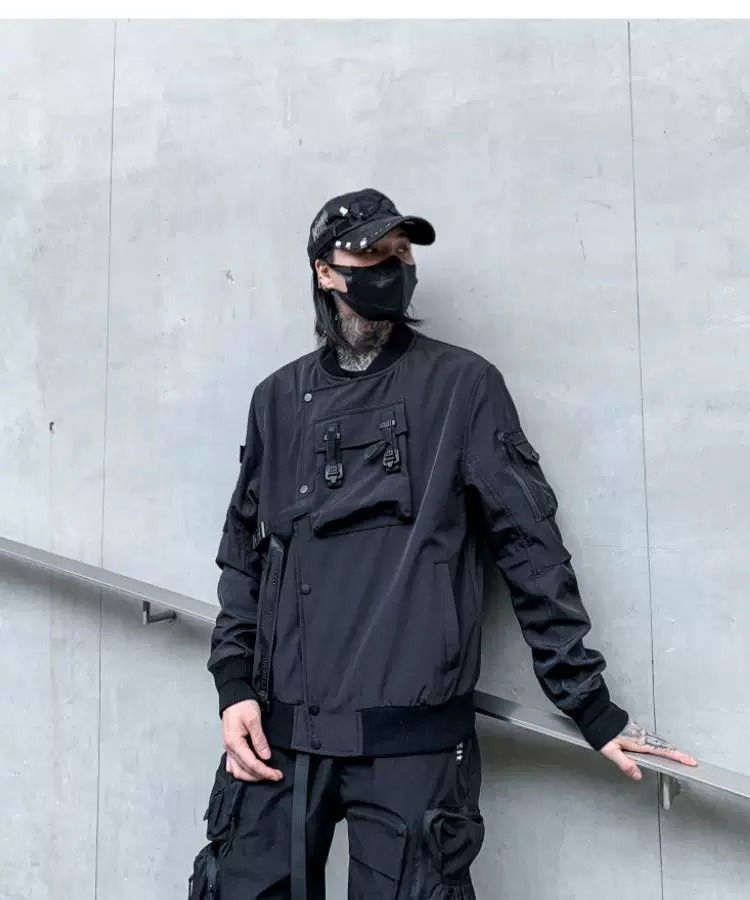 𝙏𝙀𝘾𝙃𝙒𝙀𝘼𝙍 戰術機能工裝刺繡棒球服