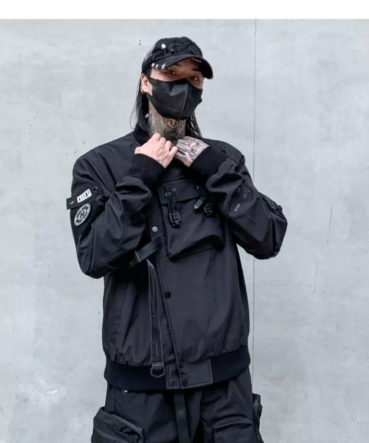 𝙏𝙀𝘾𝙃𝙒𝙀𝘼𝙍 戰術機能工裝刺繡棒球服