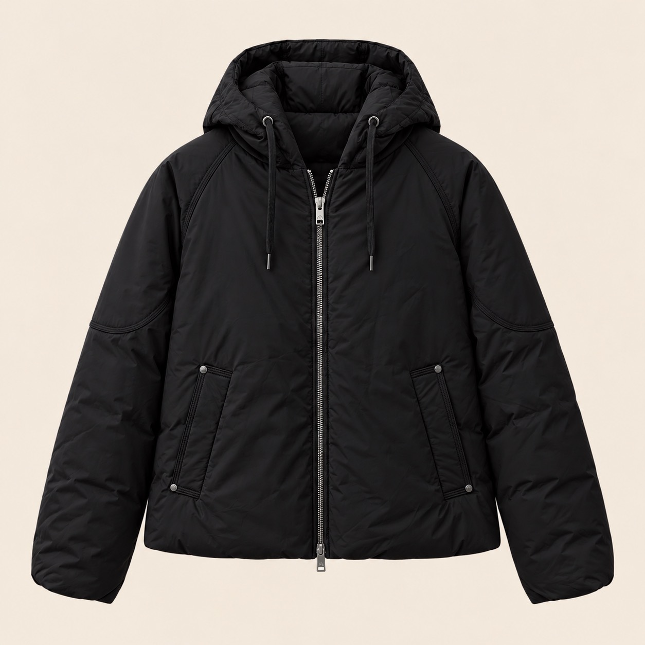 1FF0918-202 [MOOSE KNUCKLES] 連帽羽絨外套 黑色 #M35LB046NY (EU)