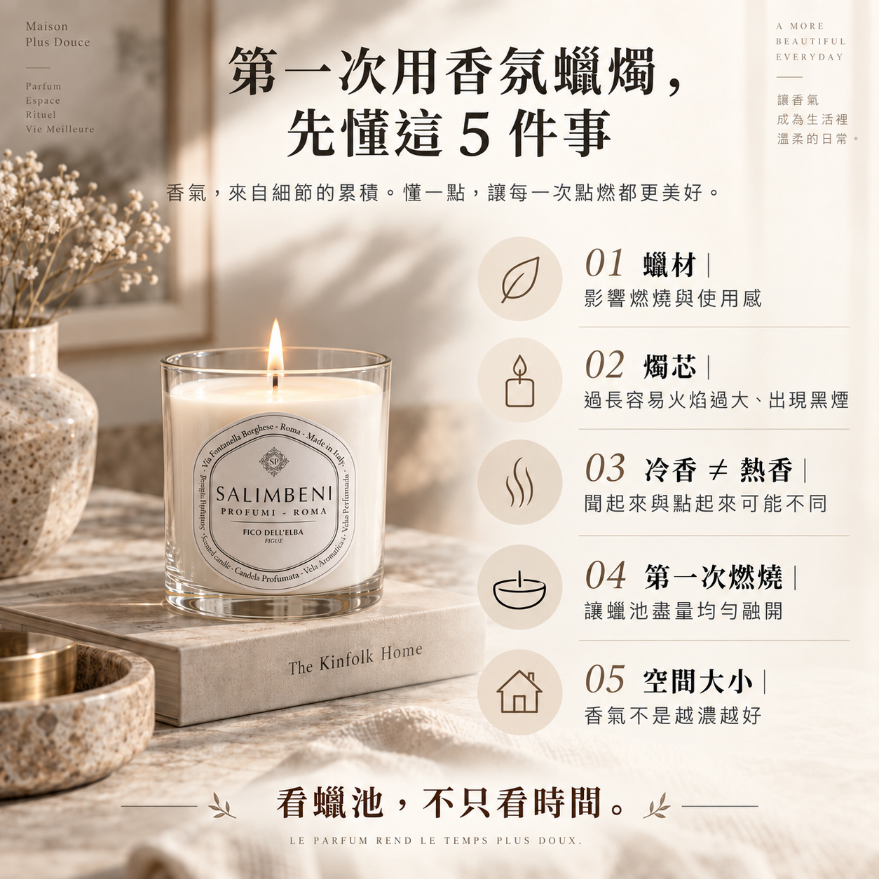 第一次用香氛蠟燭必須知道的五件事!