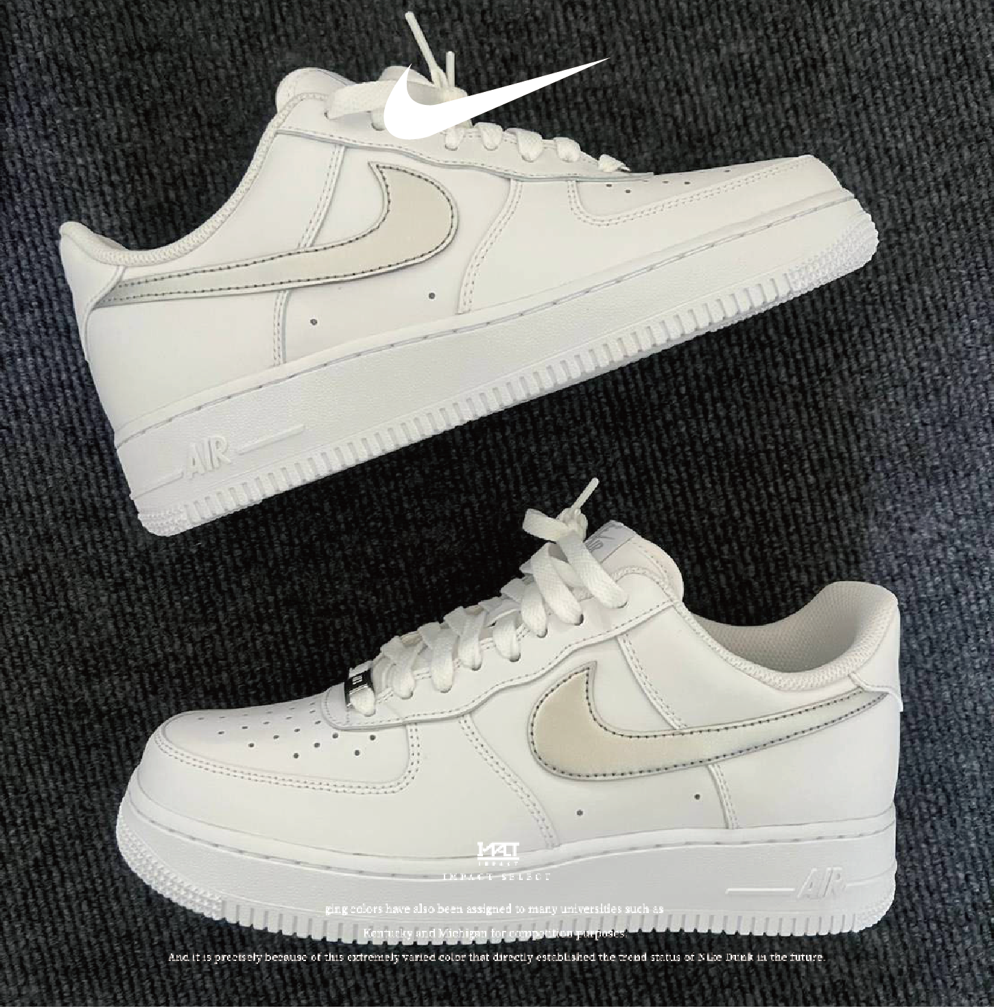 Nike Air Force 1 "White Metallic Silver" 白銀勾 FJ4146-134