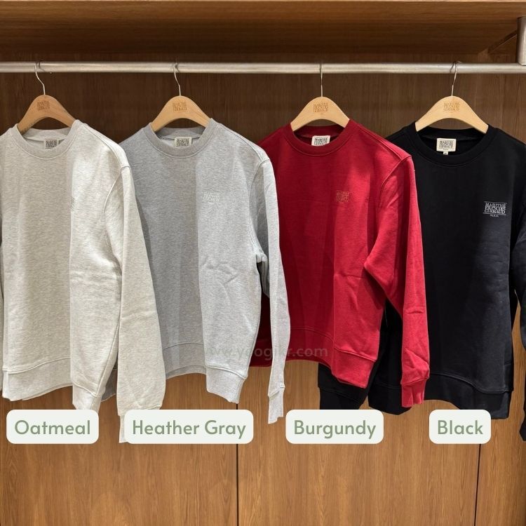 香港$700!!連線入code再減😱!! MARITHE FRANCOIS GIRBAUD (MFG)｜薄絨 MFG46WSW202 SMALL CLASSIC LOGO OVERSIZED SWEATSHIRT (BRUSHED) [4 colors] M17