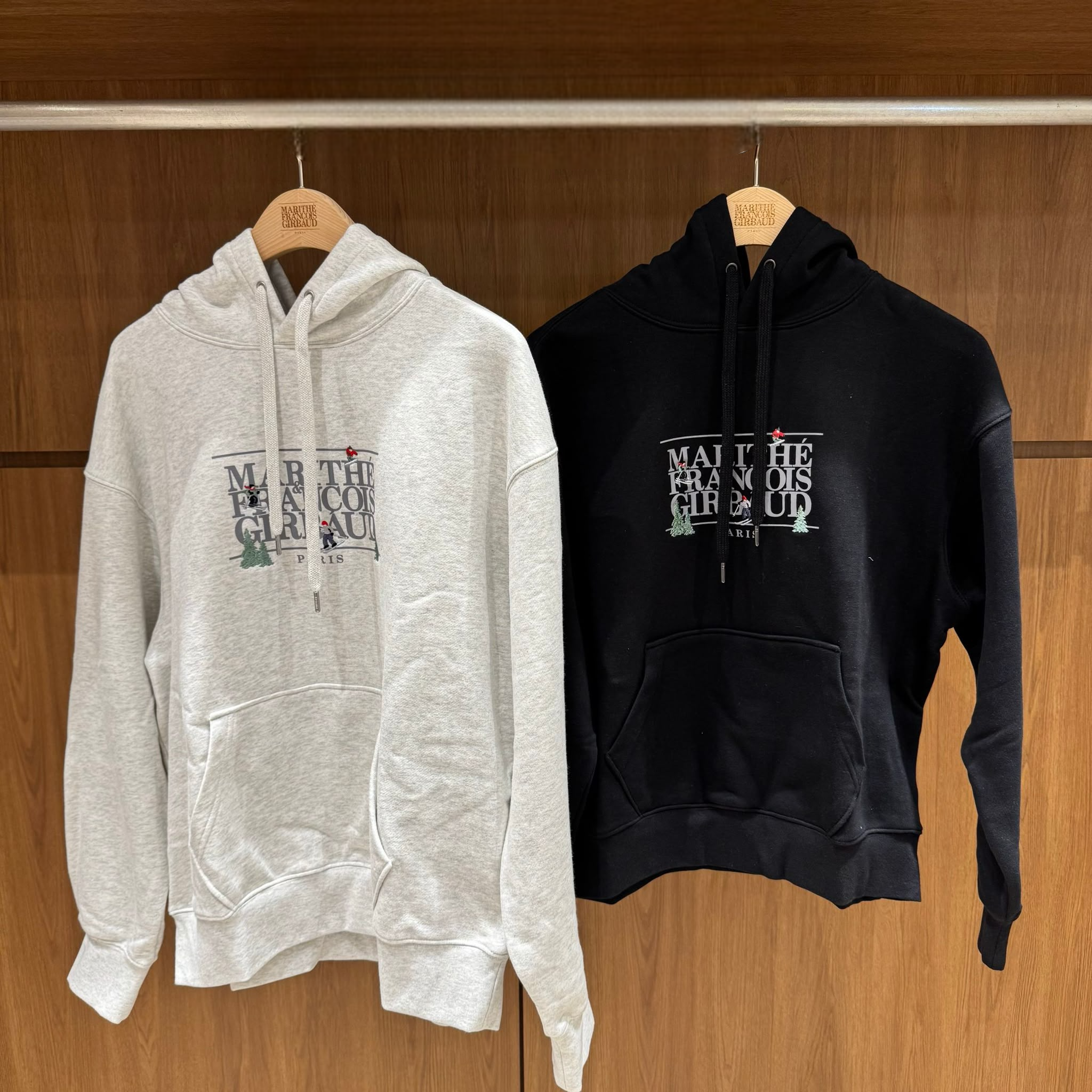香港$840!!連線入code再減😱!! MARITHE FRANCOIS GIRBAUD (MFG)｜薄絨 MFG46WHD203 ALPES CLASSIC LOGO OVERSIZED HOODIE (BRUSHED) [2 colors] M33