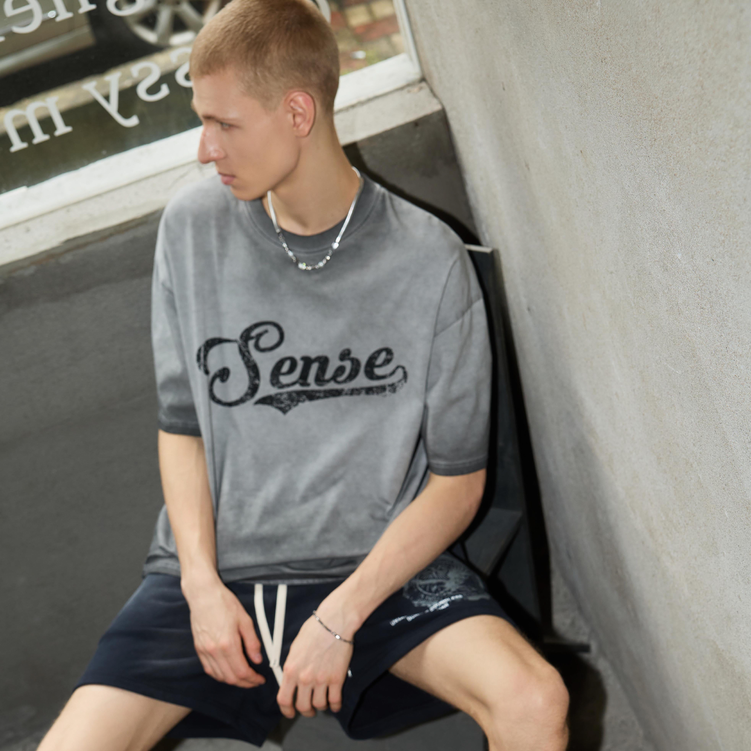 SENSE SNE Spray Dyed Graphic SS [M26-T11]