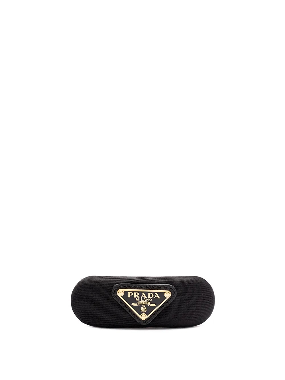 1FF0918-222 [PRADA] Prada 標誌牌弧角髮夾 黑色 #1IF1292DMI (EU)