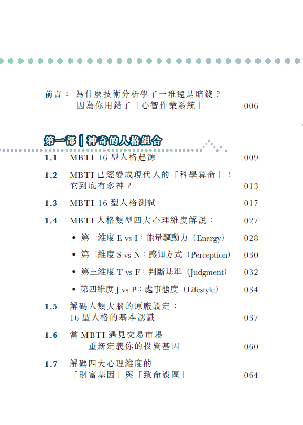 MBTI16型人格投資要學│MBTI│16型人格│I人│E人│投資心理