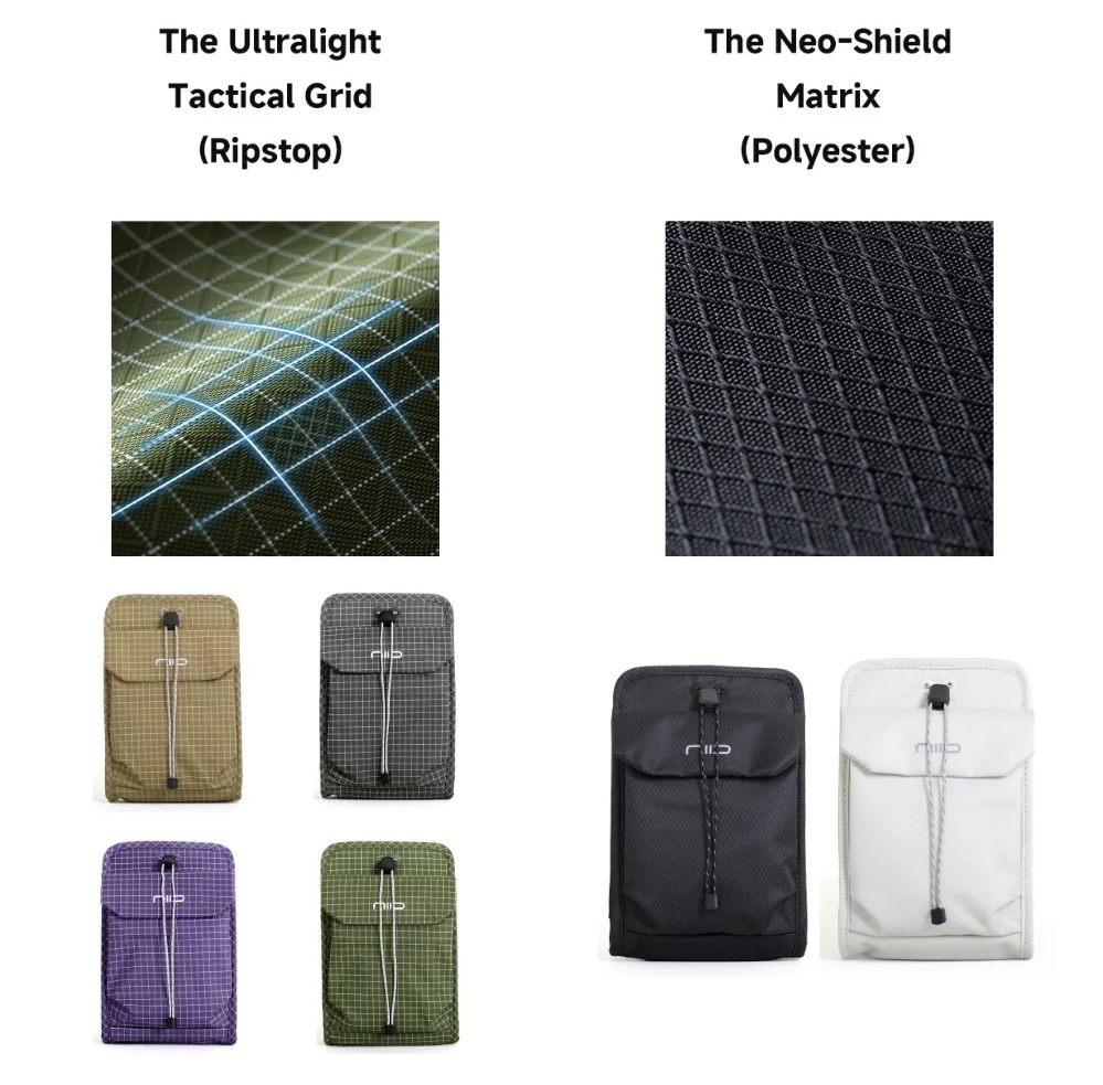 少量現貨｜NIID NEO EDC Compact Pouch｜輕便多功能斜孭袋・護照／手機／卡片收納（6色選擇）