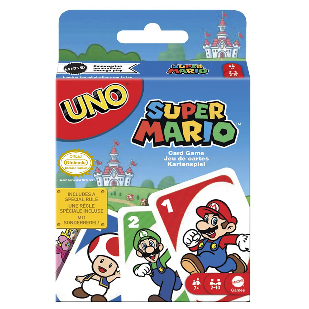 UNO瑪利歐 UNO Super Mario 美泰兒官方正版