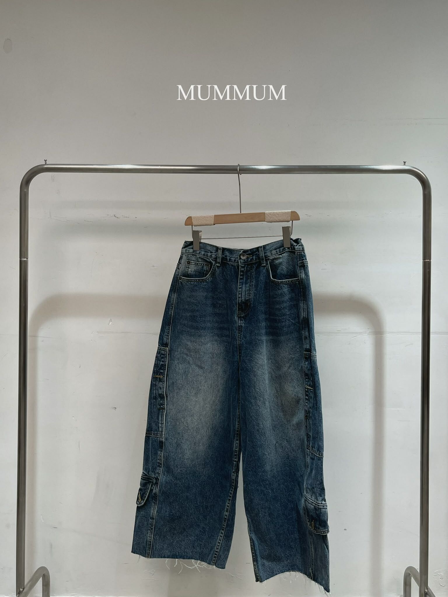 03850a/毛邊多袋牛仔長褲28-34/44/37