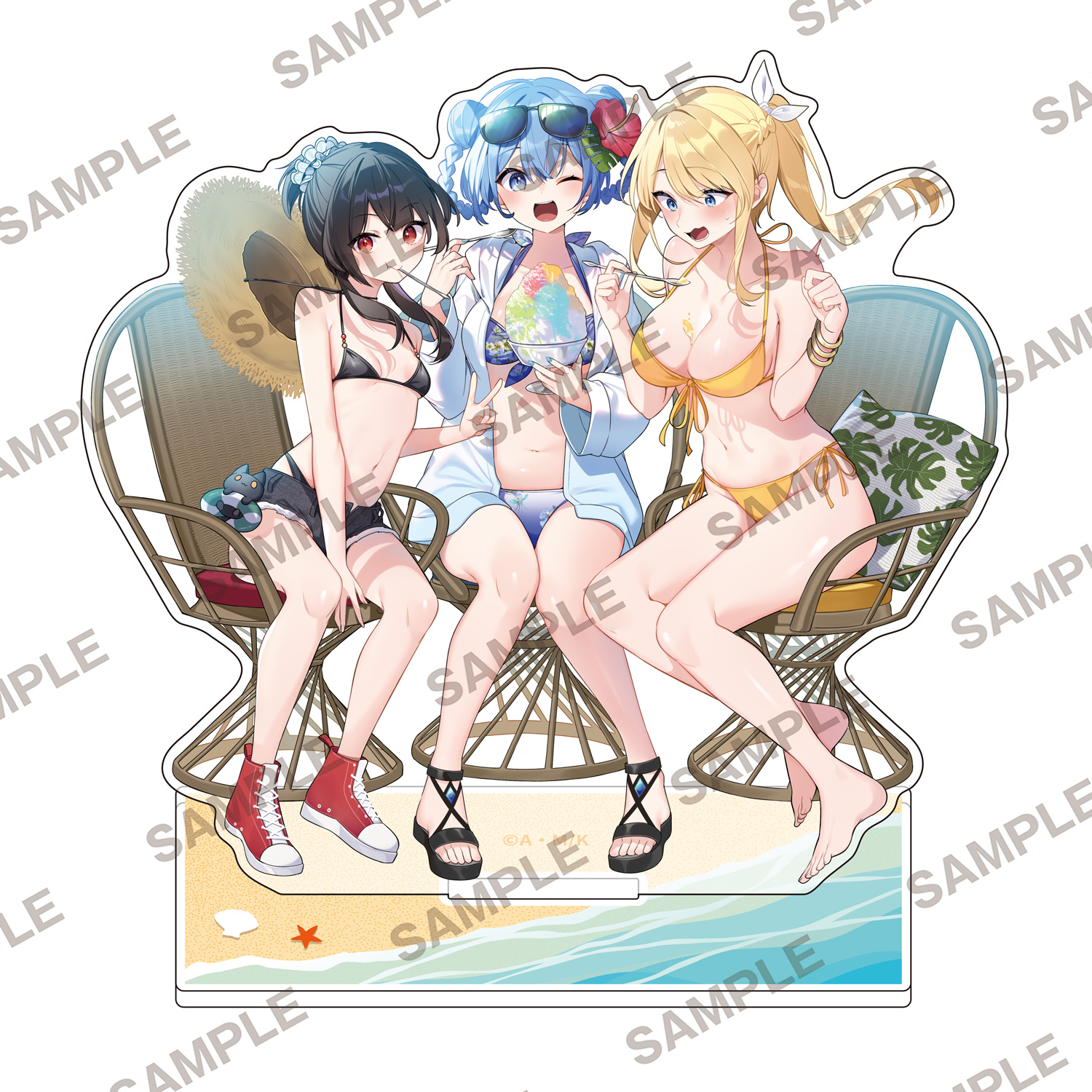 「ACG.GO」「預購」為美好的世界獻上祝福! 原創插畫壓克力立牌 惠惠&阿克婭&Darkness