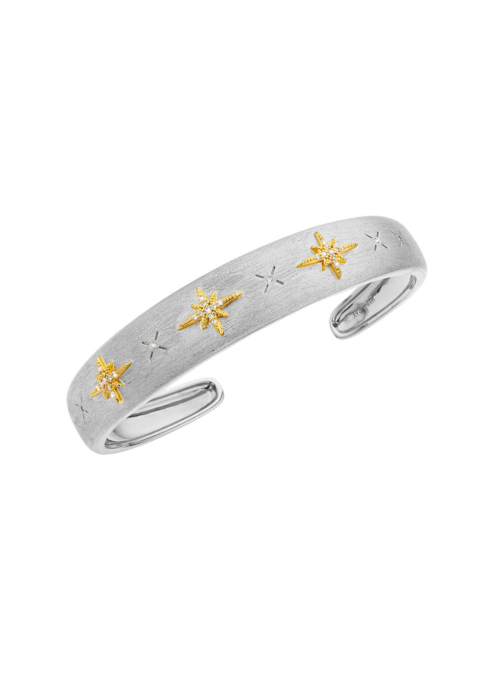 1MB0920-009 [MYA BAY] Diwali Cuff 手鐲 金銀色 #BR-355.S/G (EU)