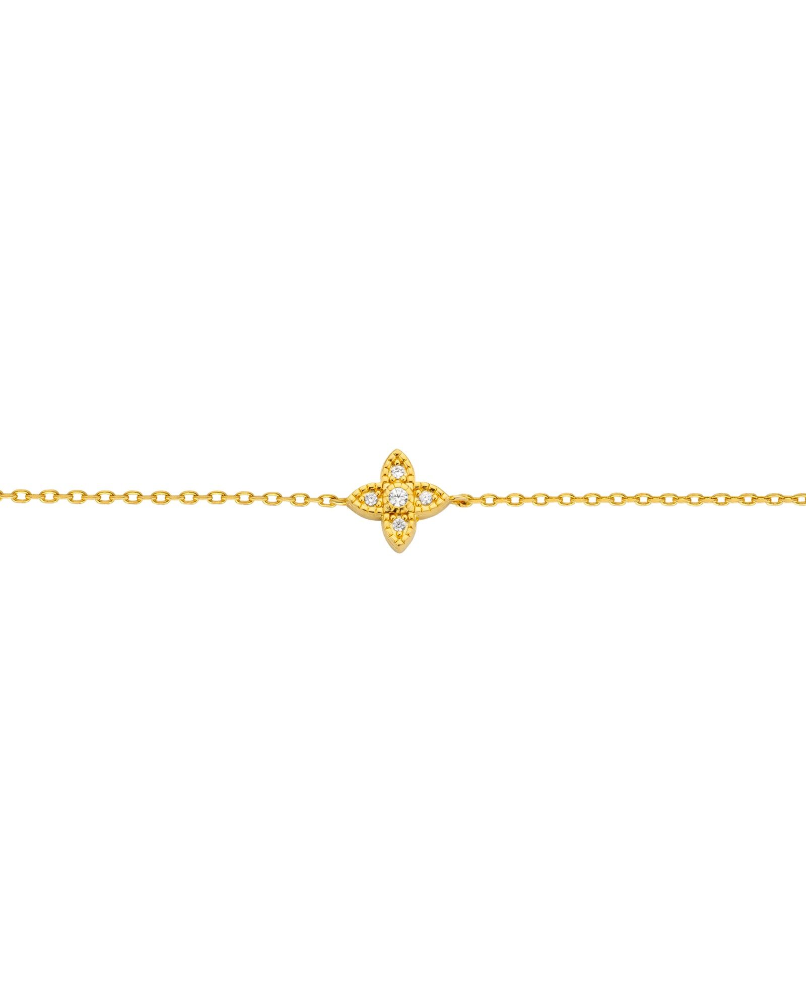 1MB0920-030 [MYA BAY] Fiore 手鍊 金色 #BR-411.G (EU)