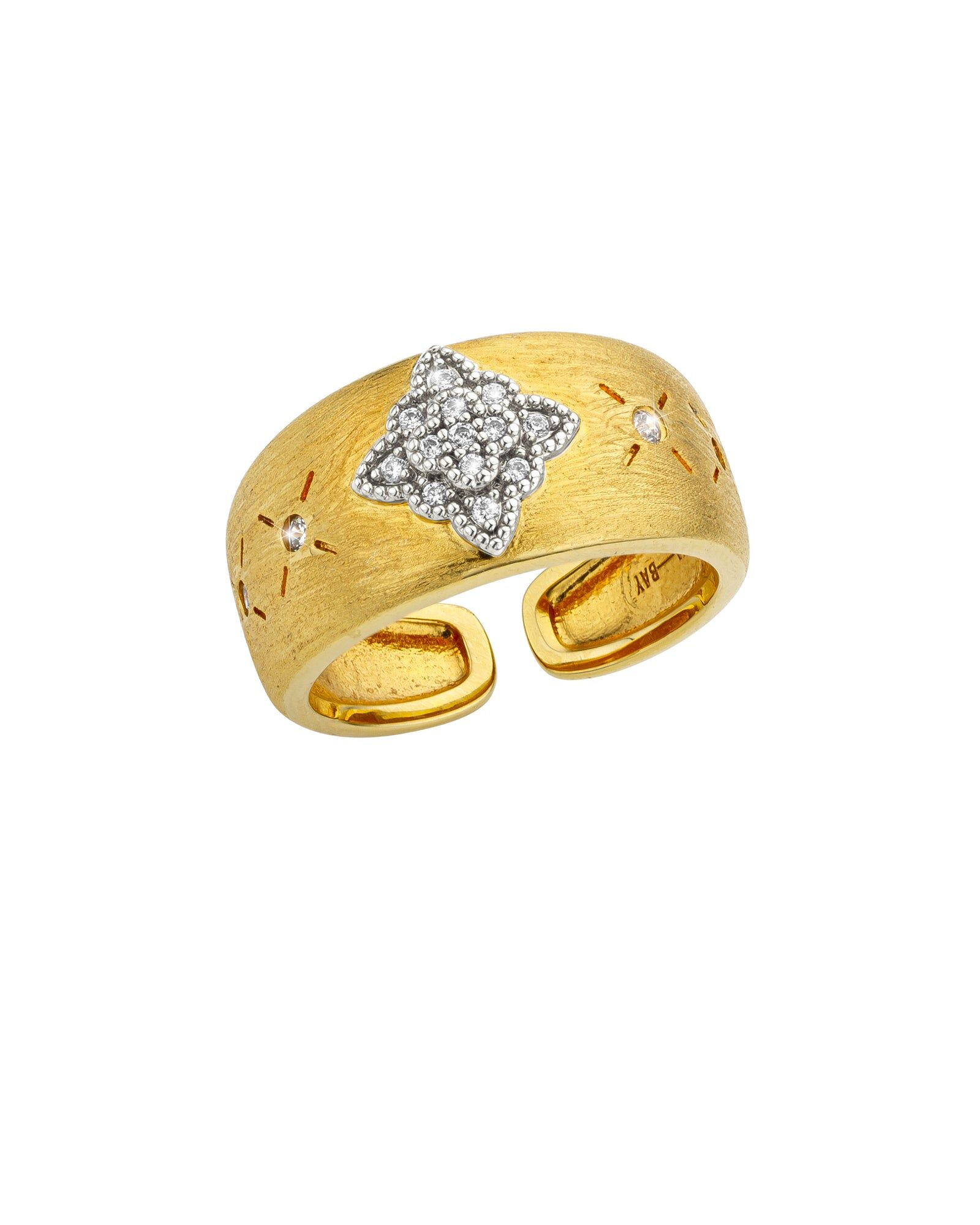 1MB0920-054 [MYA BAY] Mira Cuff 戒指 金色 #BA-373.G/S (EU)