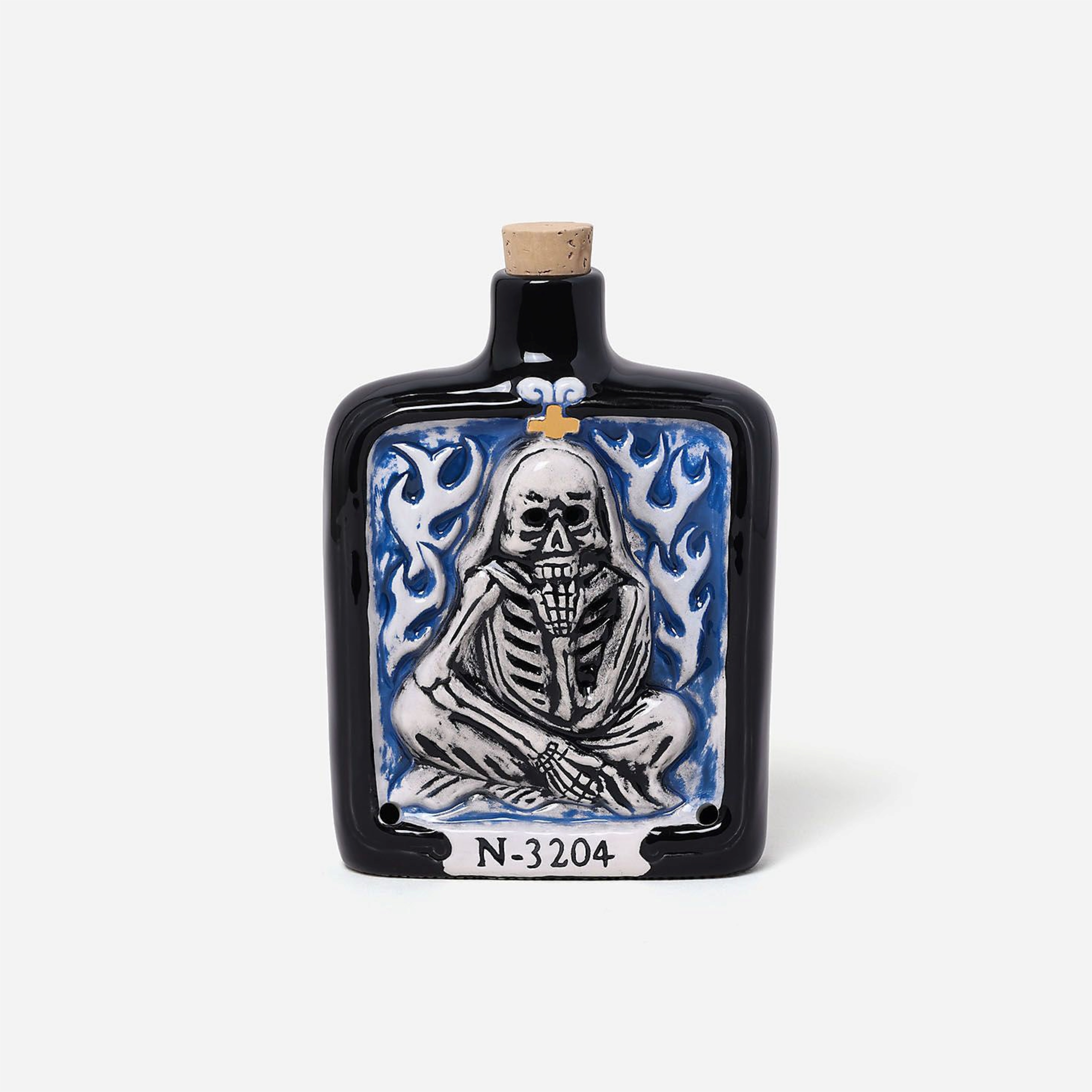 2026AW NEIGHBORHOOD ISETAN NBHD BOOKSTORE 書本商店限定 BOTTLE INCENSE CHAMBER 骷髏 酒瓶 線香台 現貨 262AINH-AC01S