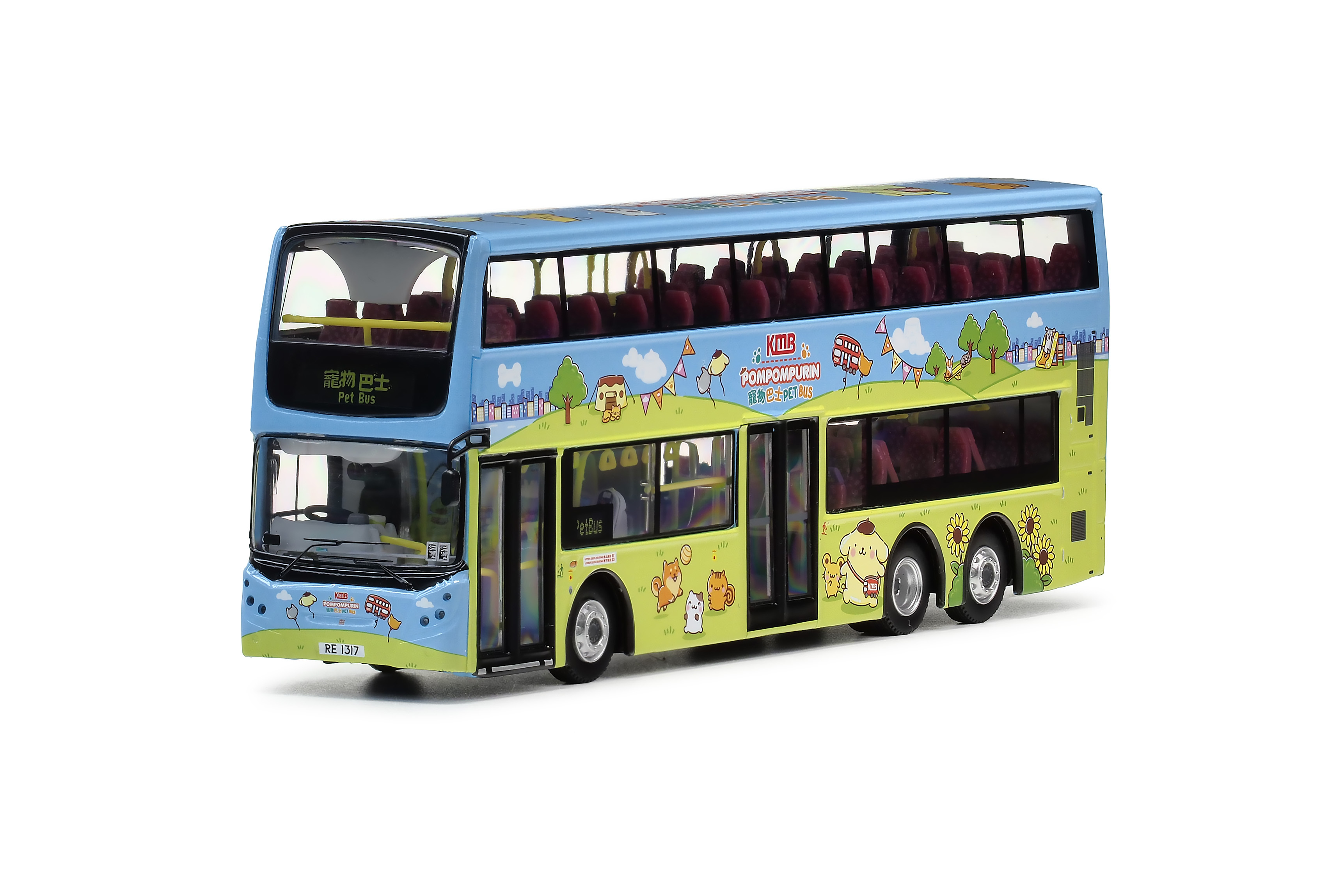 KMB2026087 1:76 KMB X Pompompurin (Pet Bus) (Overseas Only)